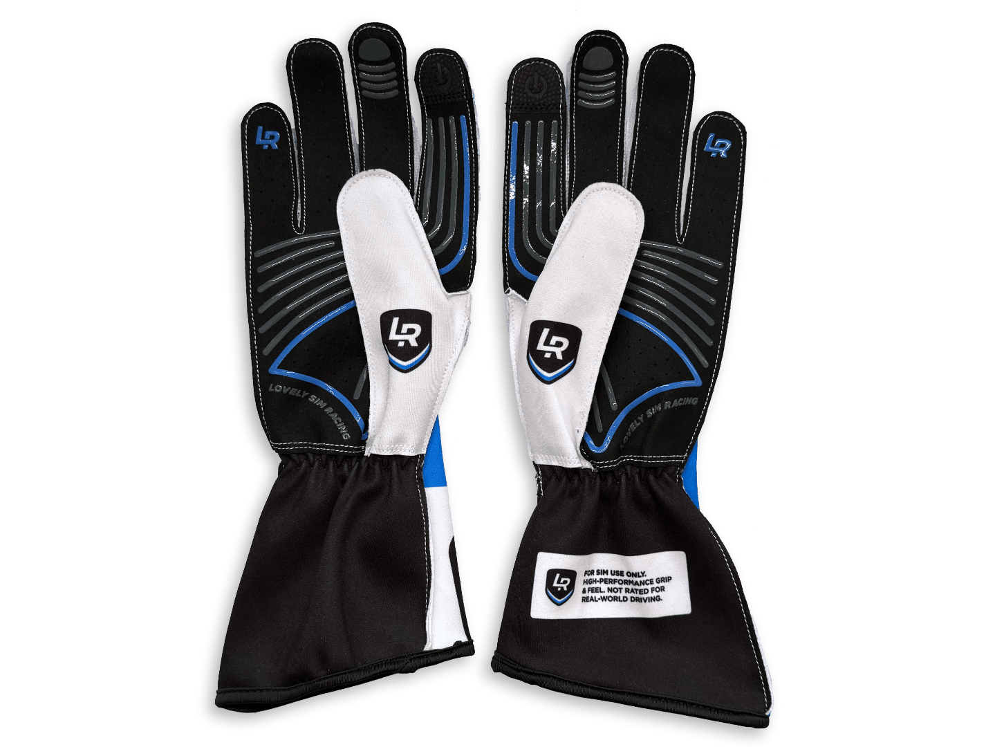 Lovely Sim Racing Gloves Long v2 (Blue)