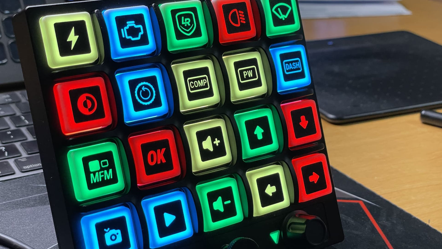 13mm Button Box Stickers