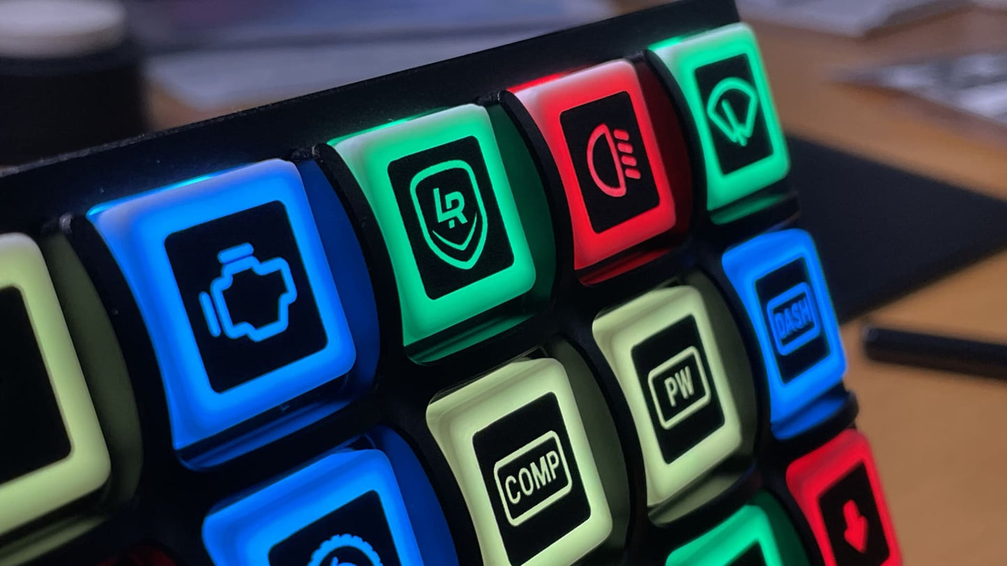 13mm Button Box Stickers