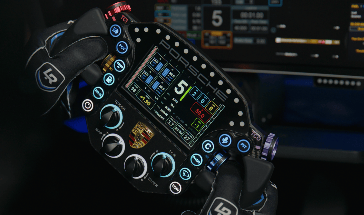 Load video: Lovely Dashboard Pro displayed on a steering wheel