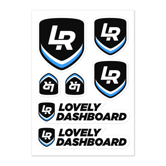 Lovely Sim Racing Logo Stickers