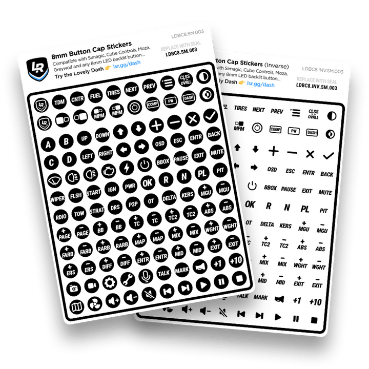 Button Box Sticker Template Lovely Sim Racing - Home of the Lovely Dashboard