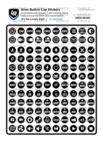 8mm Button Cap Stickers (2025)