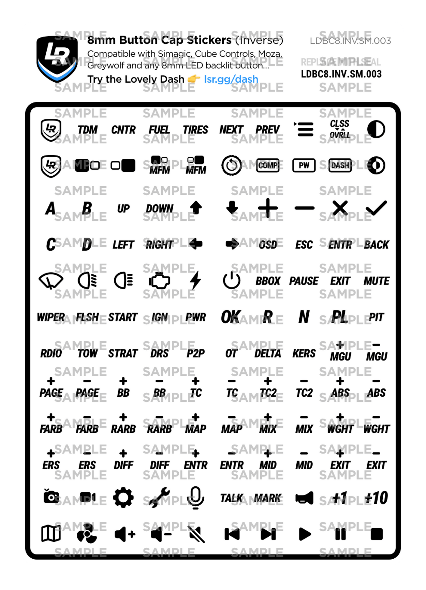 8mm Inverse Button Cap Stickers (2025)