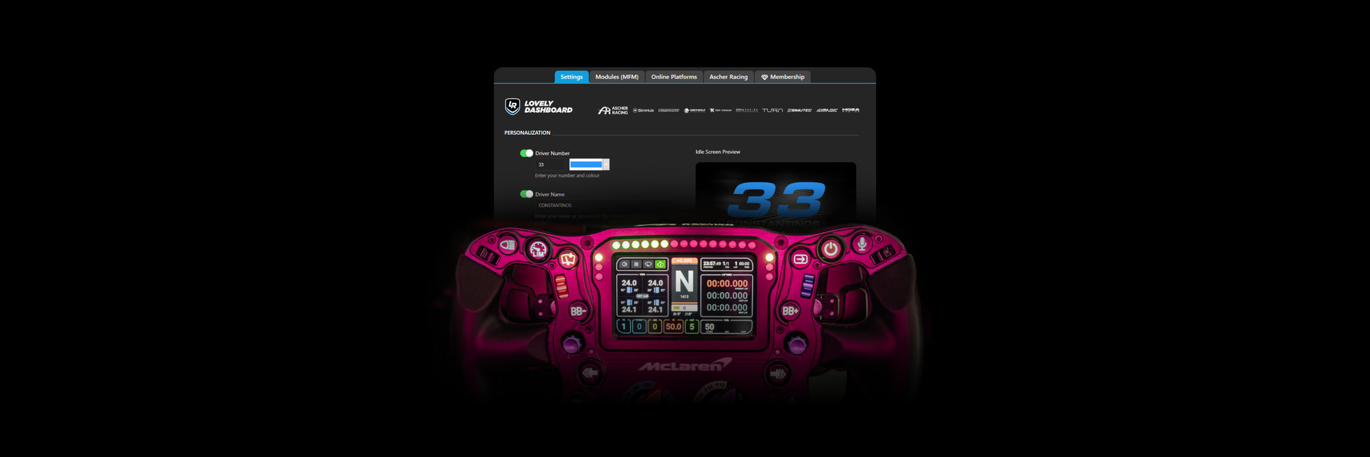 Lovely Sim Racing Lovely Sim Racing - Home of the Lovely Dashboard